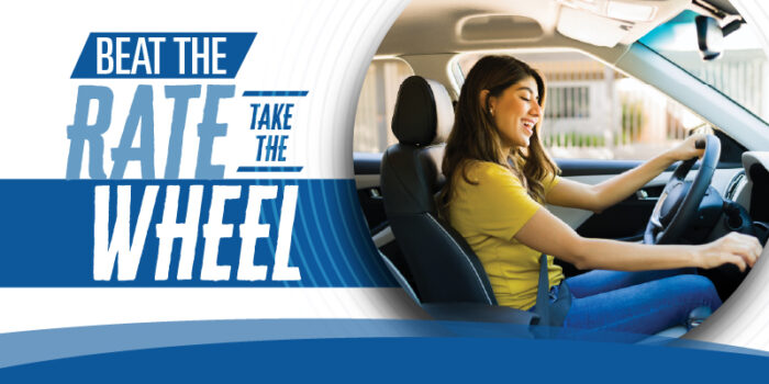 Beat the rate, take the wheel