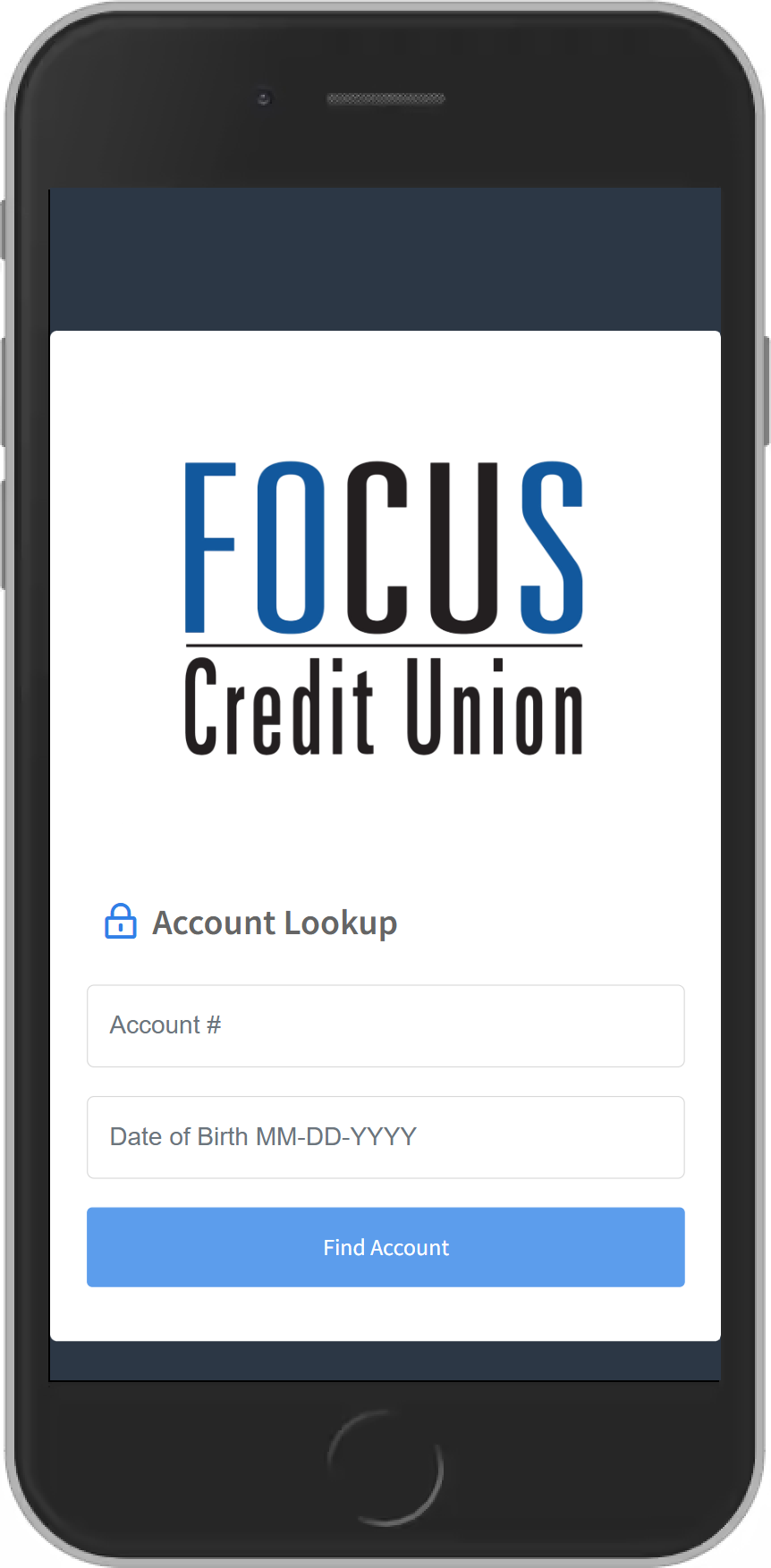 Verify your account screenshot